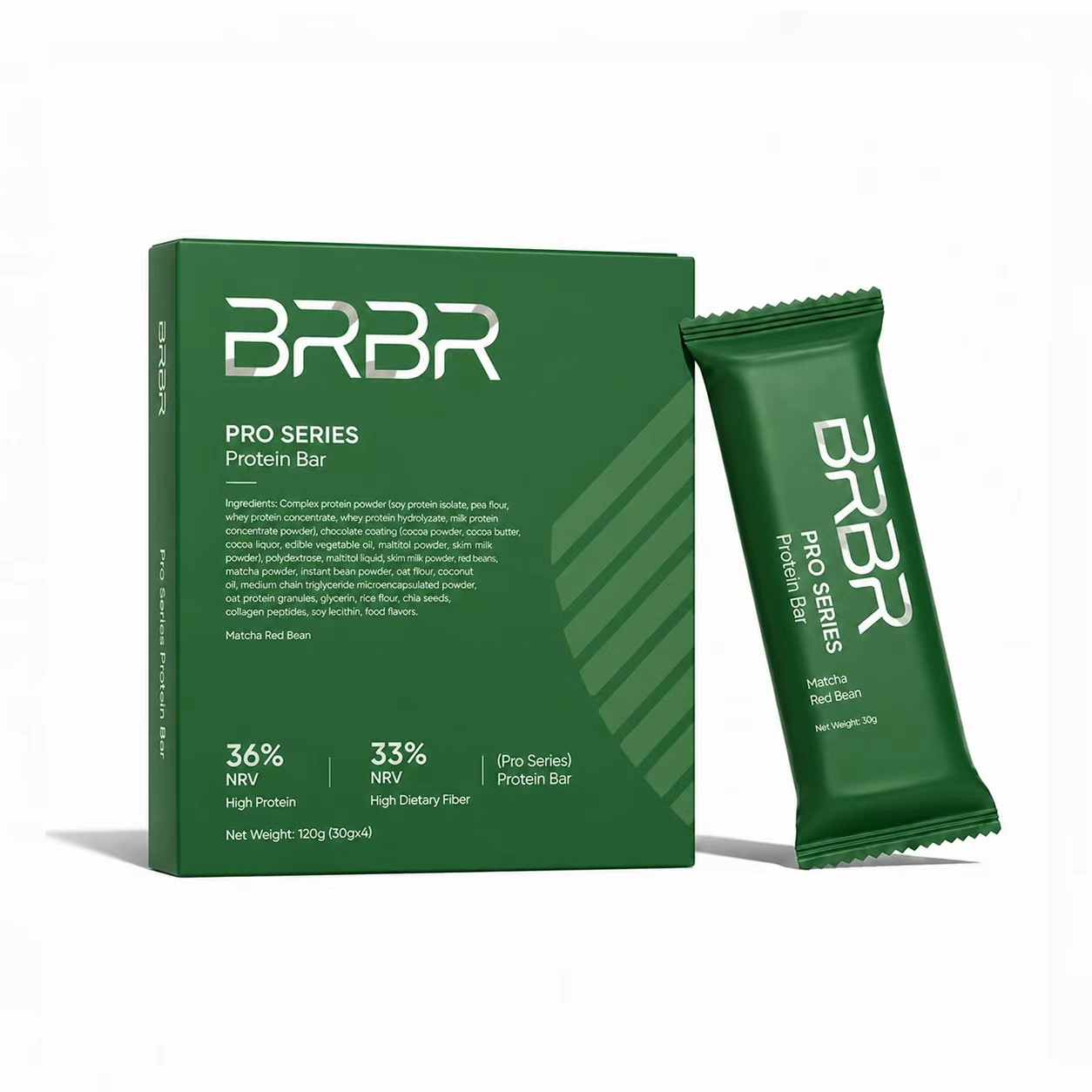 Matcha Red Bean Protein Bar
