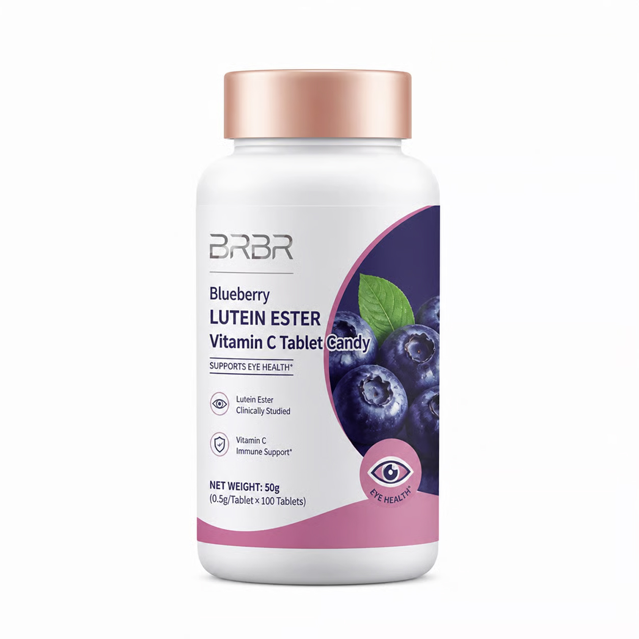 Blueberry, Lutein Ester & Vitamin C Tablets